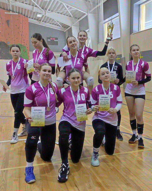 volejbola apbalvošana