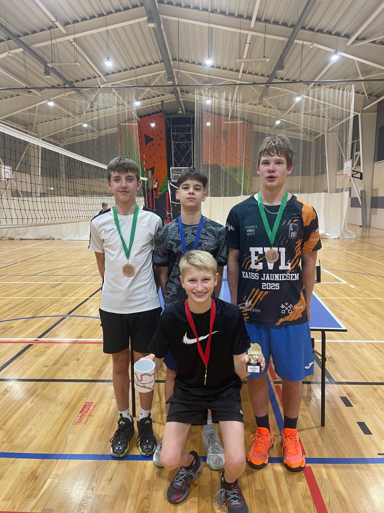 galda tenisa turnira apbalvošana