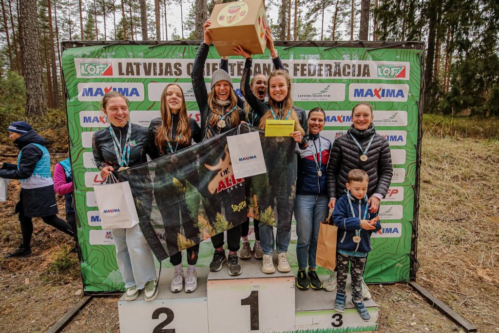 Stafetes apbalvošana