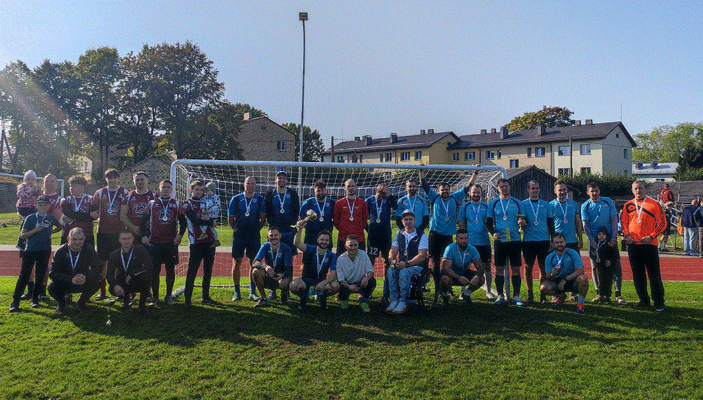 futbola čempionata apbalvošana