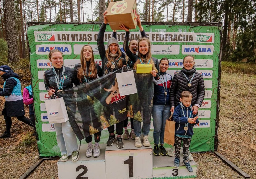 Stafetes apbalvošana
