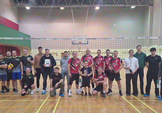 voeljbola turnīra apbalvošana