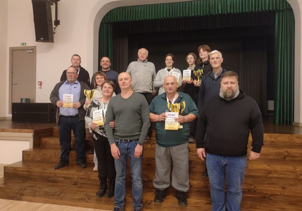 šaha sacensību apbalvošana