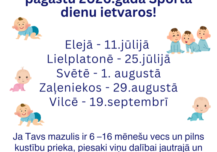 Mazie Rāpotāji trasē — kopā radām prieka ceļu!