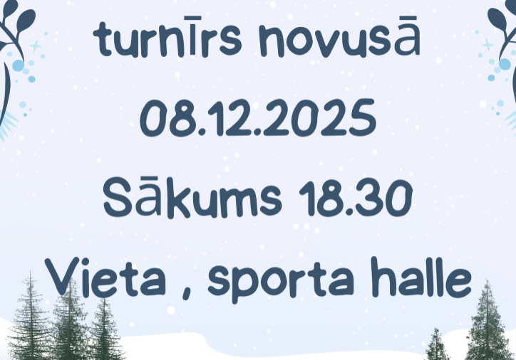 Zaļenieku pagasta turnīrs novusā decembris